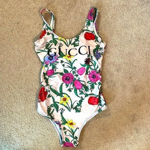 Gucci one piece bathing suit